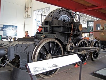 1910 Bogie of the electric locomotive Ce 6/6 n 121 - museum exhibit ...